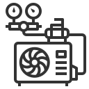 Air conditioning system icon